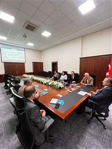 Eğitim Fakültesi Dekanlık Yönetiminin Rektörümüz Prof. Dr. Alpay ARIBAŞ’ı ziyareti