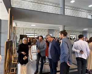 Resim-İş Eğitimi Anabilim Dalı Yıl Sonu Sergisi Sanatseverlerle Buluştu