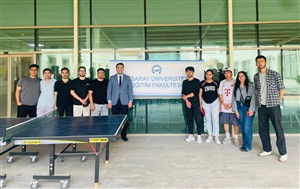 Eğitim Fakültesi Masa Tenisi Turnuvası Tamamlandı