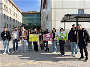 Eğitim Fakültesi Toprağımızı ve Çevremizi Sigara İzmaritlerinden Koruyalım temalı bir farkındalık etkinliği düzenledi.