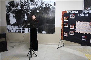 Aksaray Üniversitesi Eğitim Fakültesi 24 Kasım Öğretmenler Günü Özel Programı Düzenledi