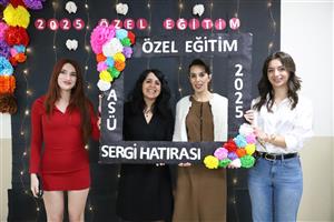 Özel Eğitim Bölümü Öğrencileri Eğitim Materyalleri Sergisi Açtı