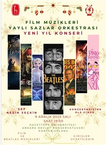 Film müzikleri yeni yıl konserine Aksaray Üniversitesinden Akademik Katkı