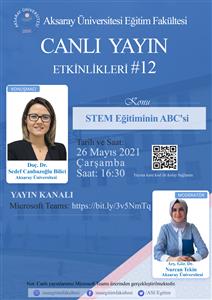 Canlı Yayın Etkinliği #12: STEM Eğitiminin ABC'si