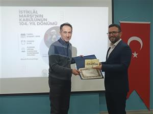 İstiklal Marşı’nın Kabulü ve Mehmet Akif ERSOY’un Hayatı Konulu Konferans