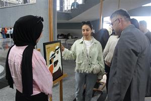 Aksaray Üniversitesi Eğitim Fakültesi Dokunsal Sergi Gösterimi Devam Ediyor