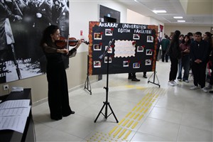 Aksaray Üniversitesi Eğitim Fakültesi 24 Kasım Öğretmenler Günü Özel Programı Düzenledi