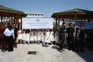 Aksaray Üniversitesi Eğitim Fakültesi’nde 23 Nisan Ulusal Egemenlik ve Çocuk Bayramı Çocuklarla birlikte Kutlandı