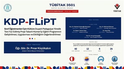Fakültemiz Öğretim Üyesi Dr. Özlem Fatma Yıldırım Taştı’nın Yer Aldığı KDP-FLiPT Projesine TÜBİTAK’tan Destek!